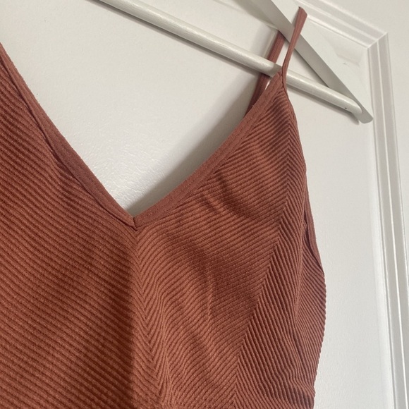 Ribbed Tank Top pink boho - M/L - Picture 2 of 5